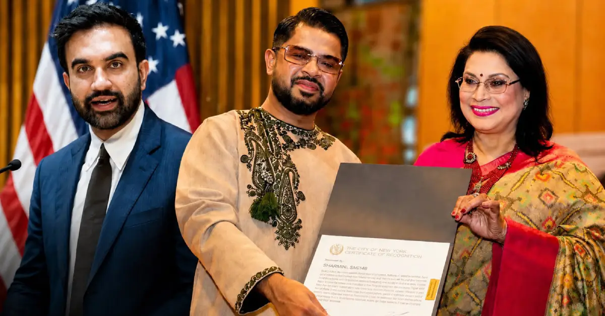 Mayor-Zohran-Mamdani-Honors-Rezwana-Choudhury-Bannya-and-Shwapnil-Shojib-at-New-YorK-Feature-The-Fame
