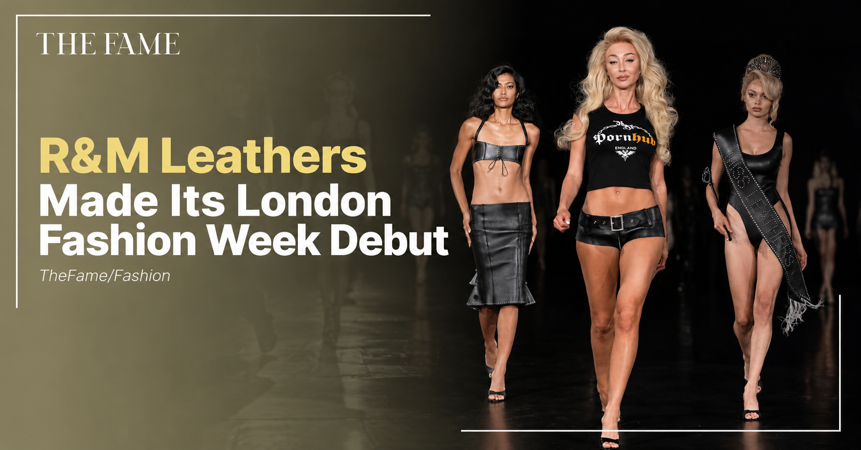 R&M Leathers, fashion week, london, lingerie, underwear, fashion, models, leather R&m Leathers R&M Leathers Made Its London Fashion Week Debut